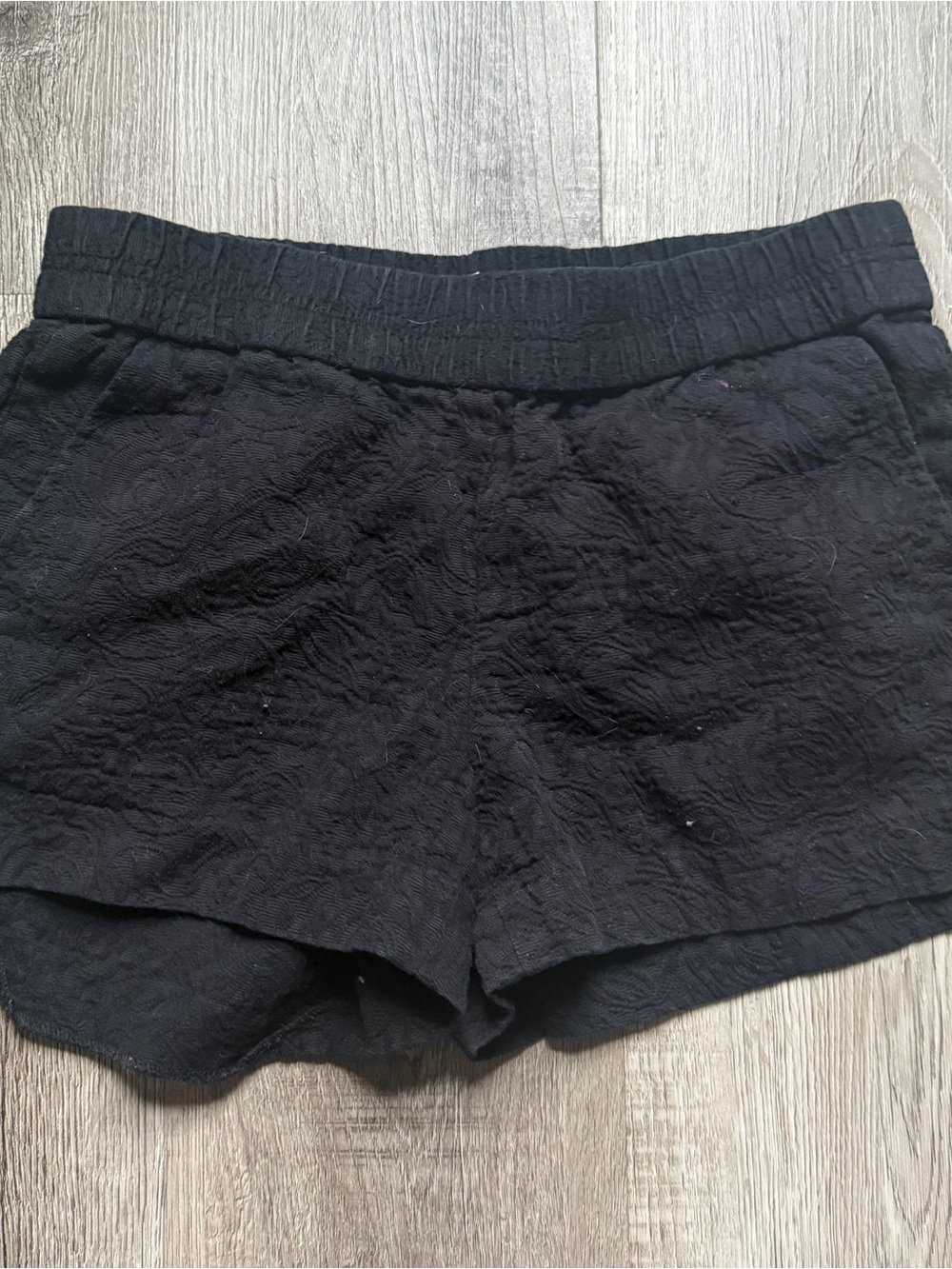 J.CREW Women's Black Shorts Size 2 Elastic Waist Pull On 3" Inseam - 0175